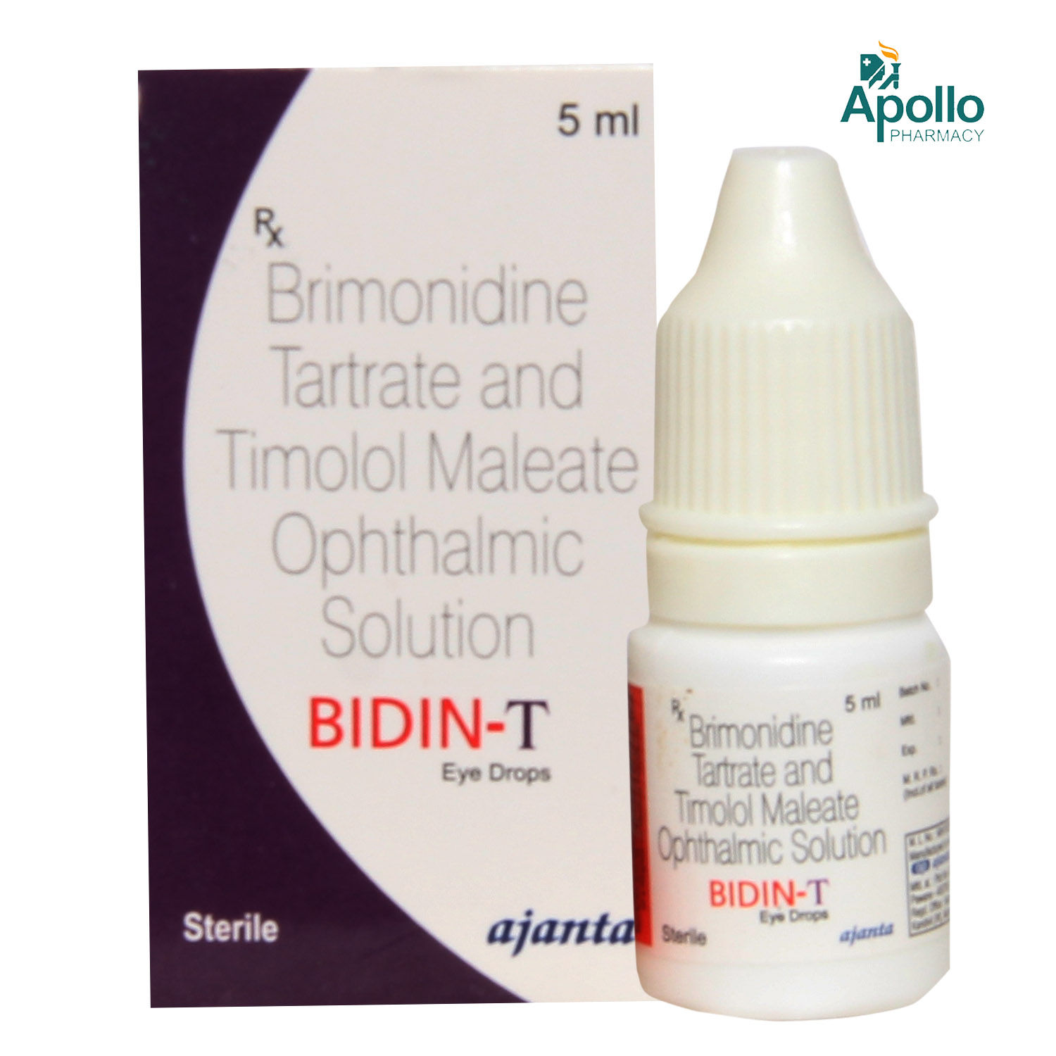 Bidin-T Eye Drops 5ml Price, Uses, Side Effects, Composition - Apollo ...