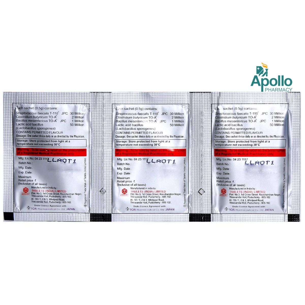 Bifilac Sachets 0.5 gm Price, Uses, Side Effects, Composition - Apollo ...