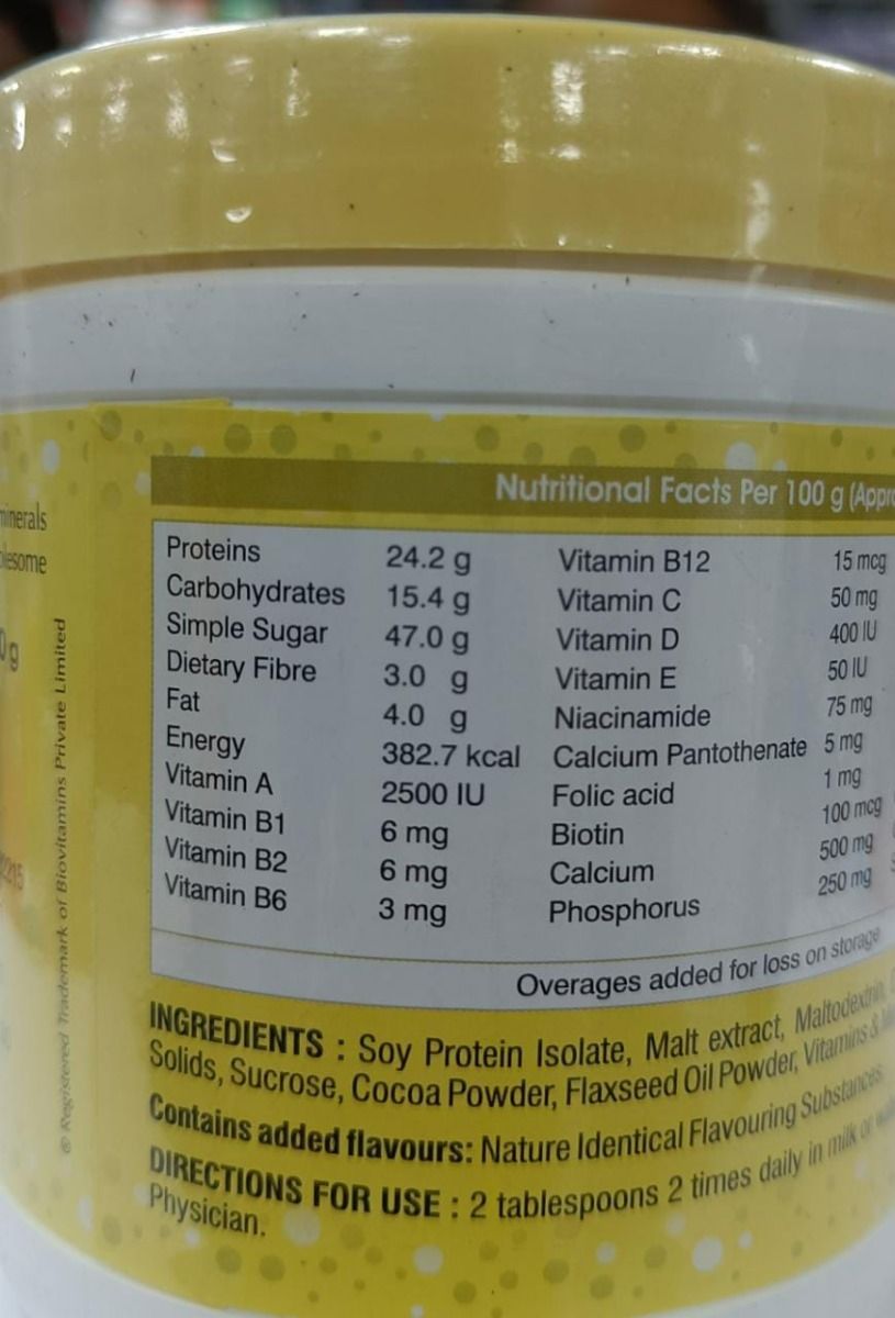Biovit Powder, 200 gm Price, Uses, Side Effects, Composition - Apollo ...
