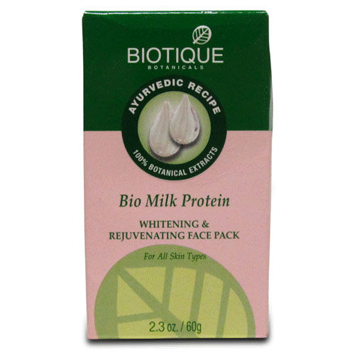 Biotique Bio Milk Protein Whitening & Rejuvenating Face Pack, 60 gm, Pack of 1 