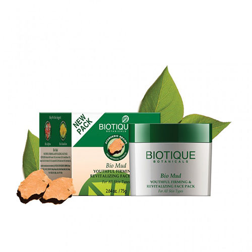 Biotique Bio Mud Youthful Firming & Revitalizing Face Pack, 75 gm, Pack of 1 