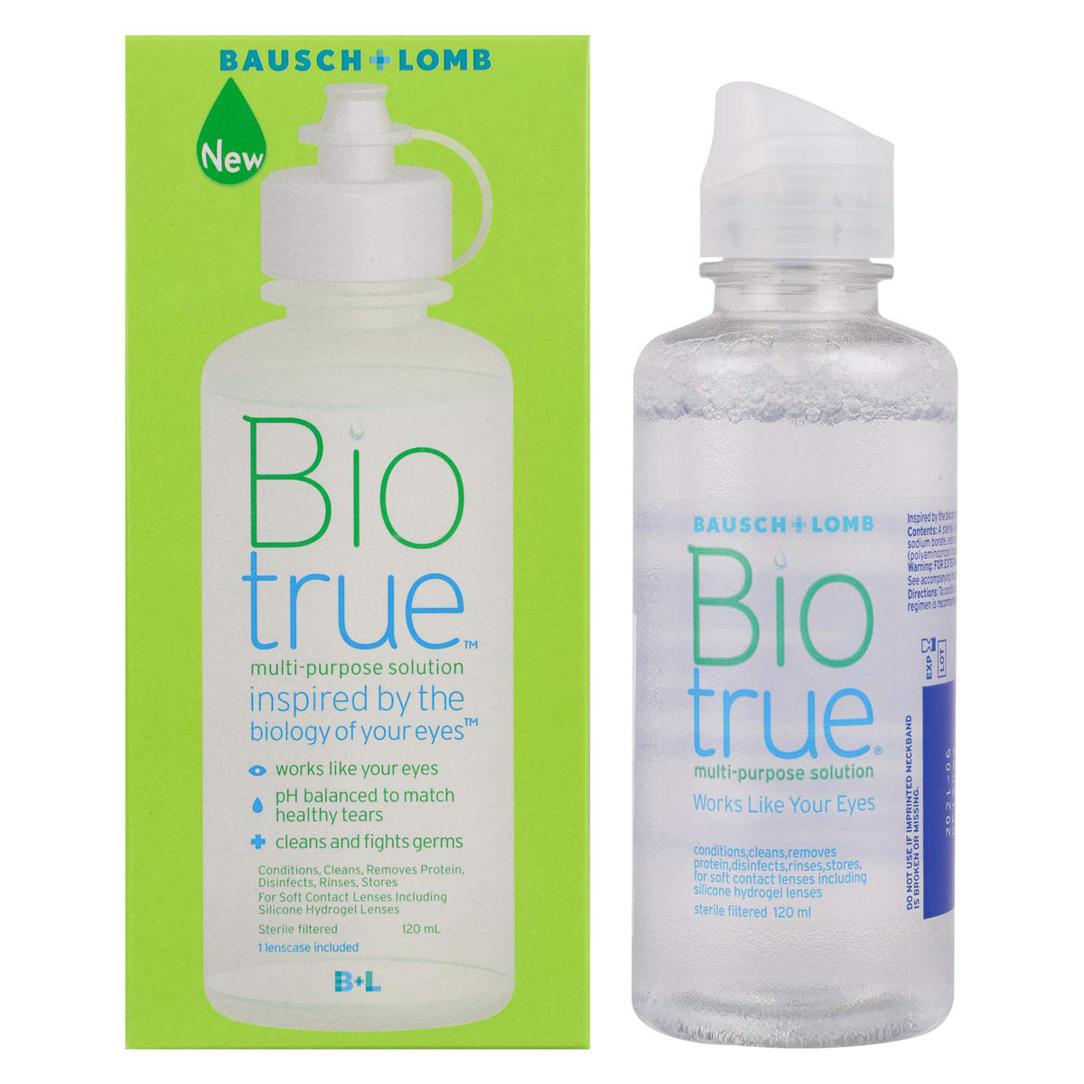 Buy Bio True Multi-Purpose Solution, 120 ml Online