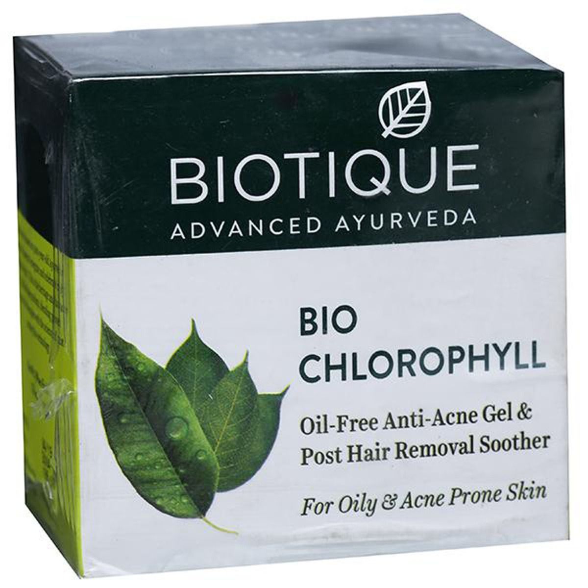 Biotique Bio Chlorophyll Oil Free Anti-Acne Gel, 50 gm, Pack of 1 