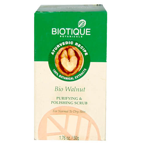Biotique Bio Walnut Purifying & Polishing Scrub, 50 gm, Pack of 1 