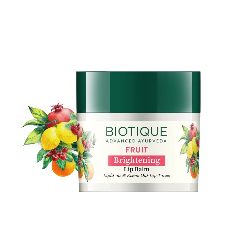 Biotique Fruit Brightening Lip Balm, 12 gm, Pack of 1 