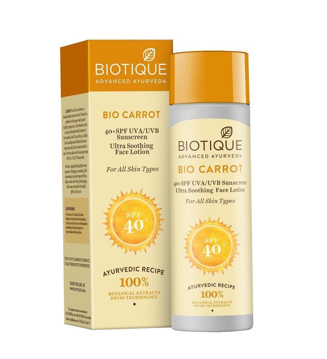 biotique carrot sunscreen benefits