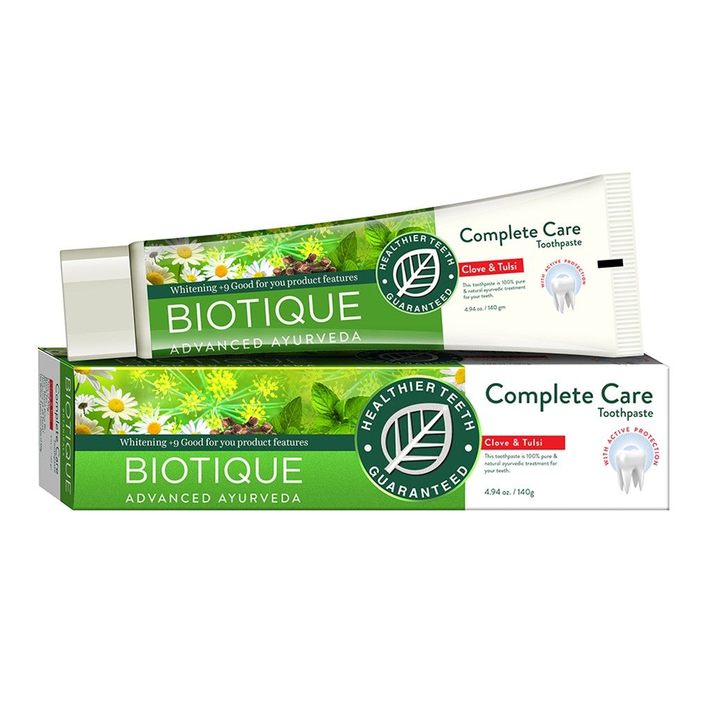 Buy Biotique Clove & Tulsi Complete Care Toothpaste, 140 gm Online