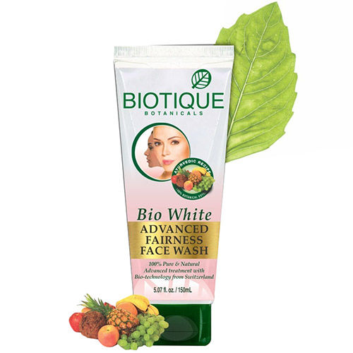 Biotique Bio White Advanced Fairness Face Wash, 150 ml, Pack of 1 