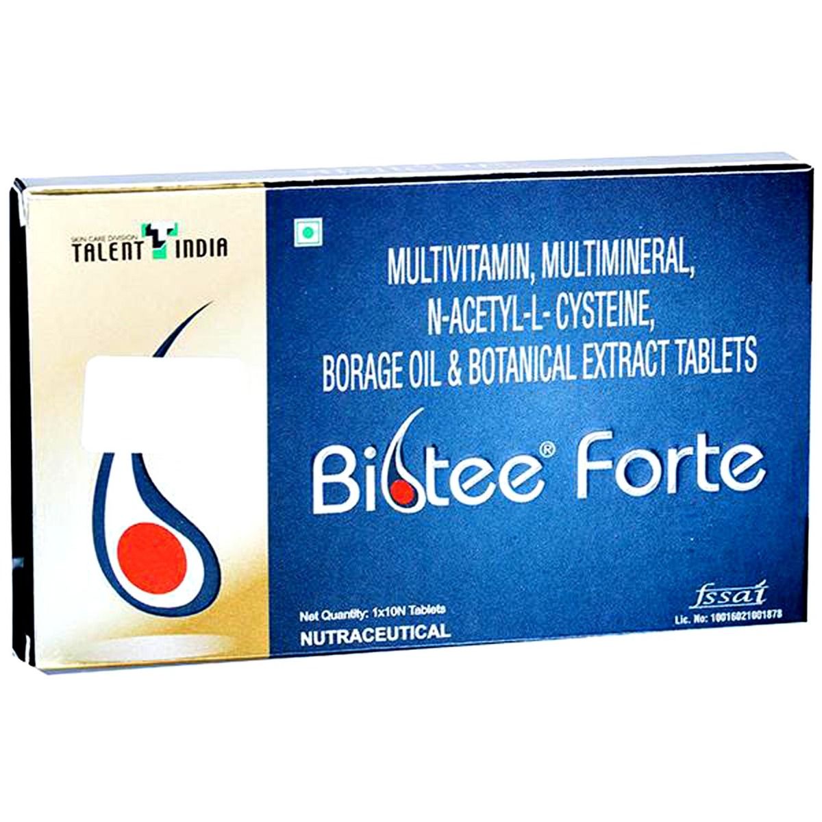 Biotee Forte Tablet 10's Price, Uses, Side Effects, Composition - Apollo  Pharmacy