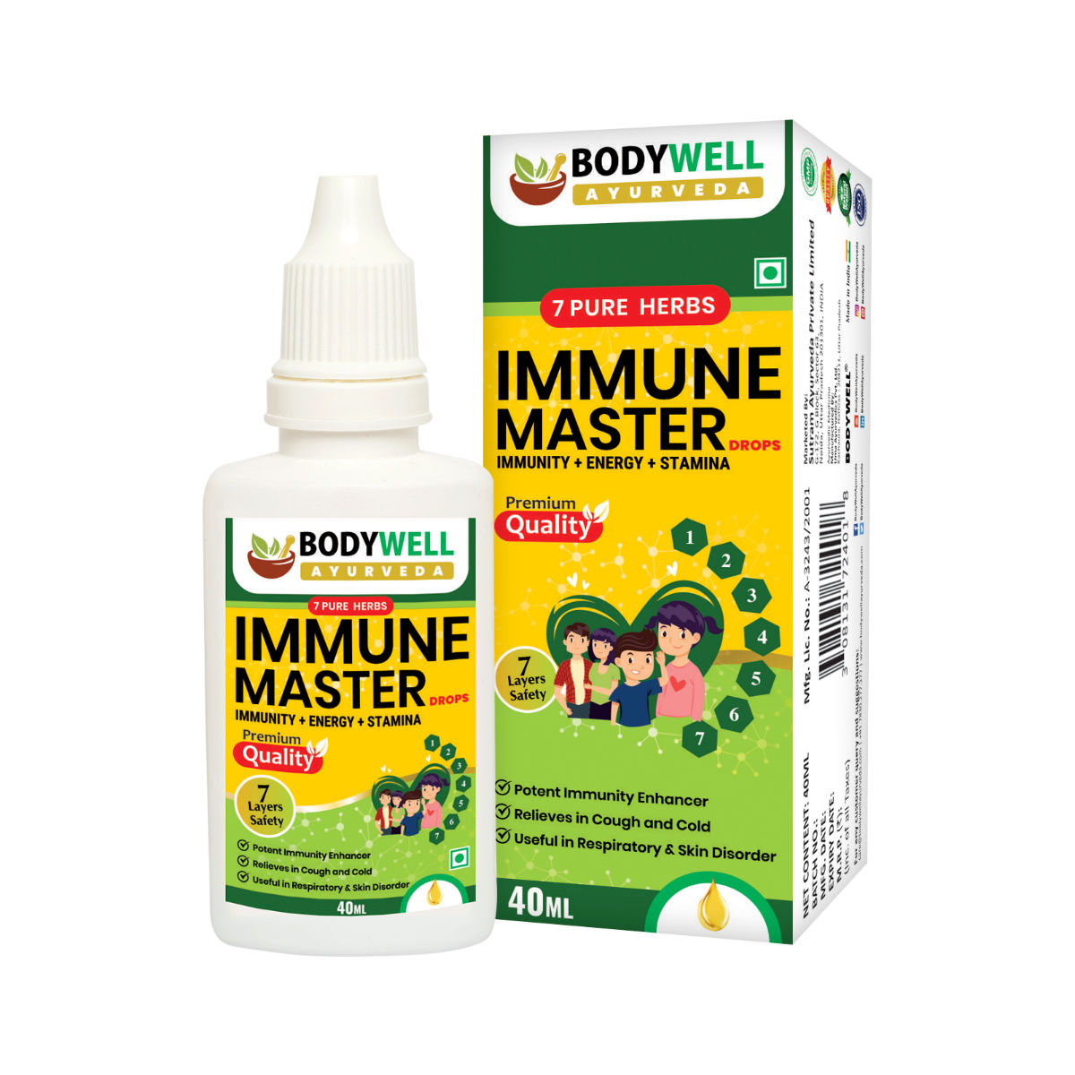 Buy Bodywell Immune Master Drops, 40 ml Online