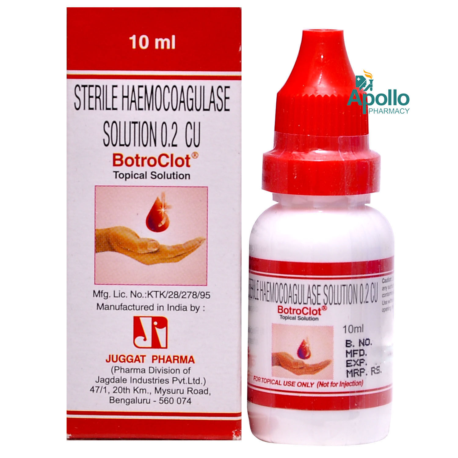 Botroclot Topical Solution 10 ml, Pack of 1 SOLUTION