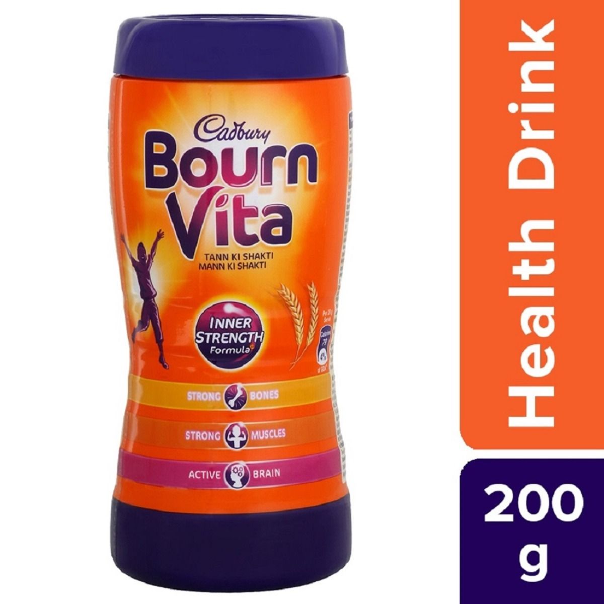 Bournvita Nutrition Drink, 200 gm Jar, Pack of 1 