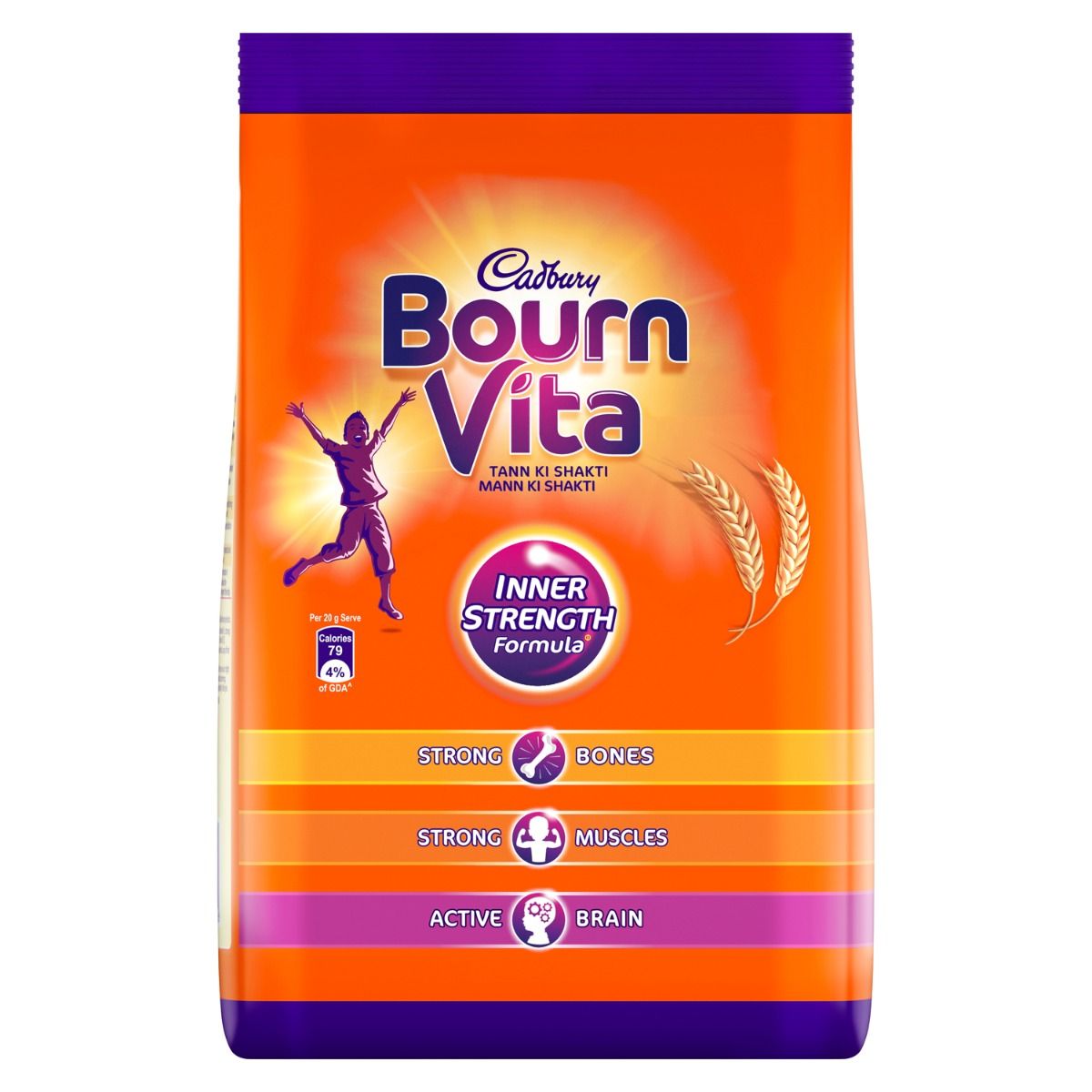 Cadbury Bournvita Nutrition Drink Powder, 750 gm Refill Pack, Pack of 1 