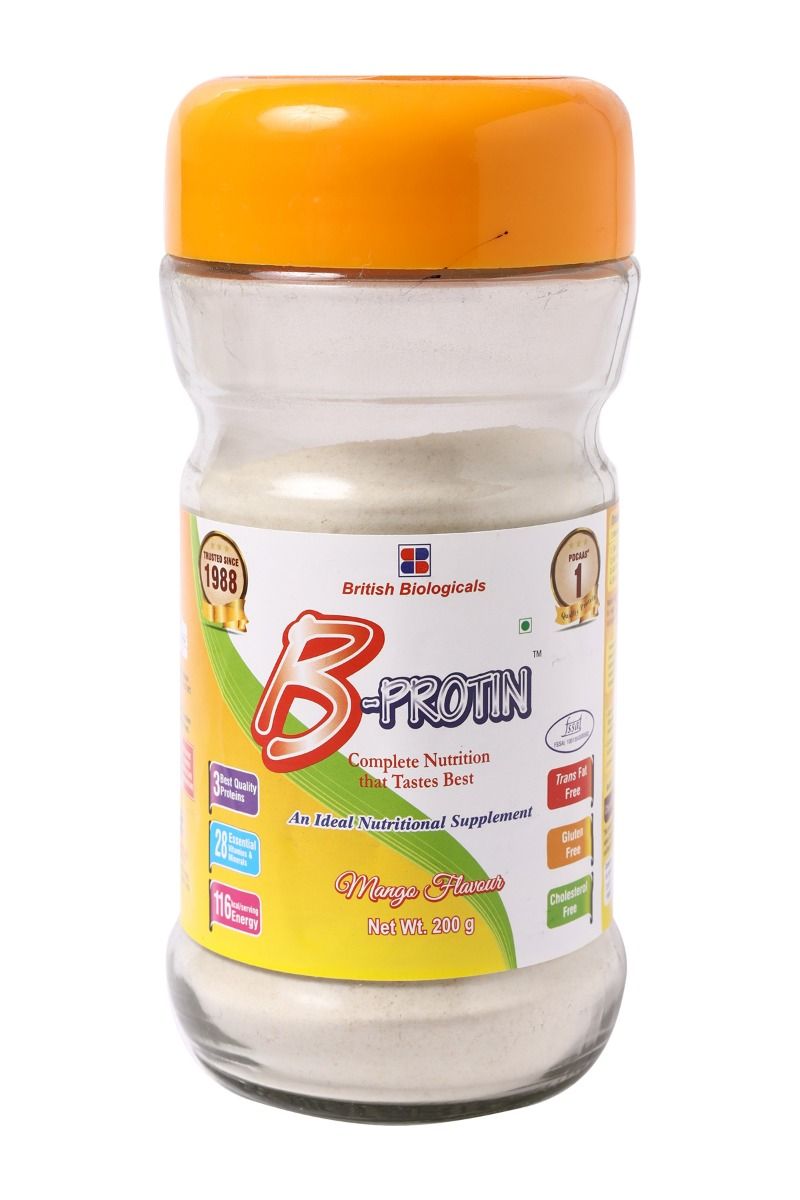 B-Protin Mango Flavour Powder, 200 Gm Price, Uses, Side Effects ...