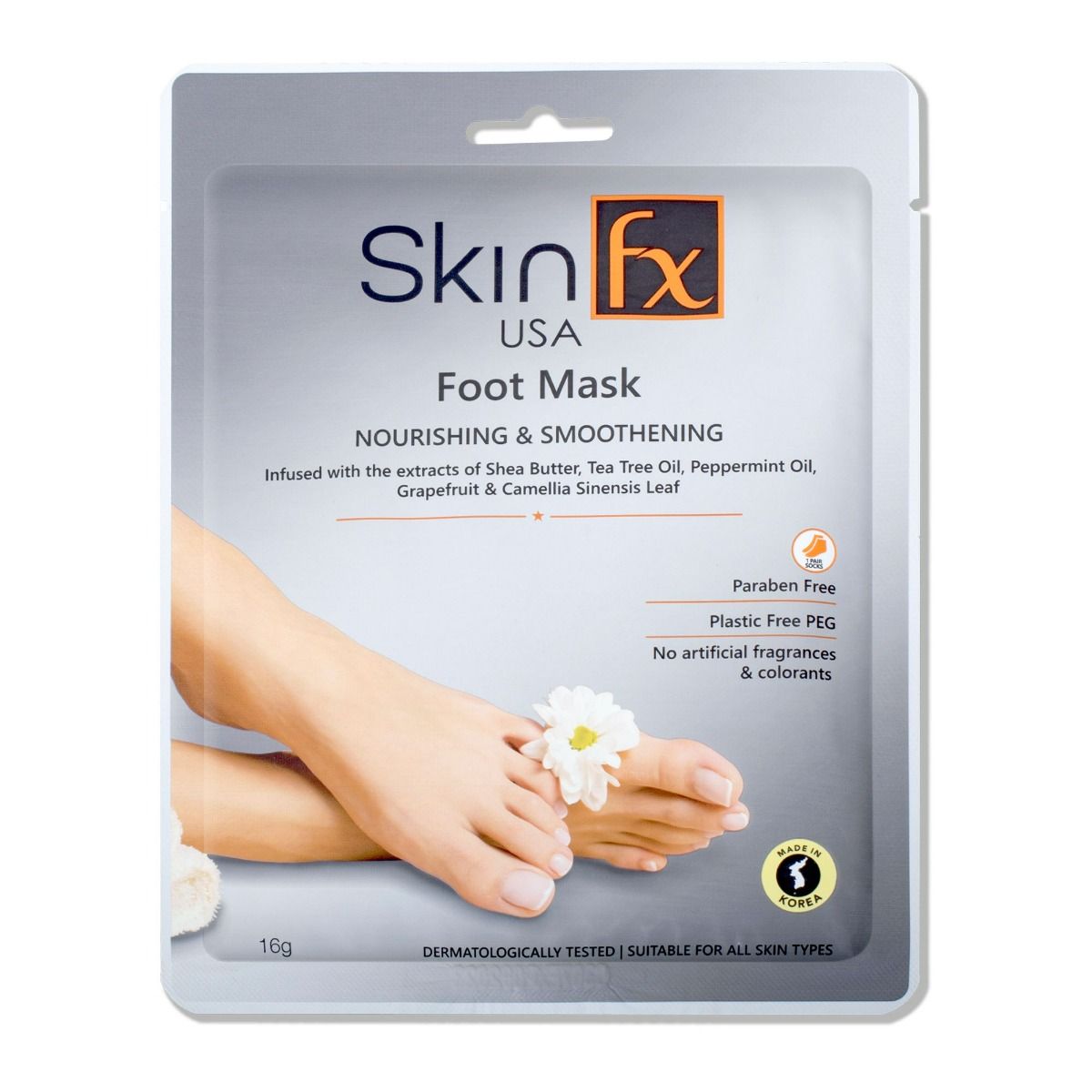 Skin Fx Nourishing & Smoothening Foot Mask, 16 gm, Pack of 1 