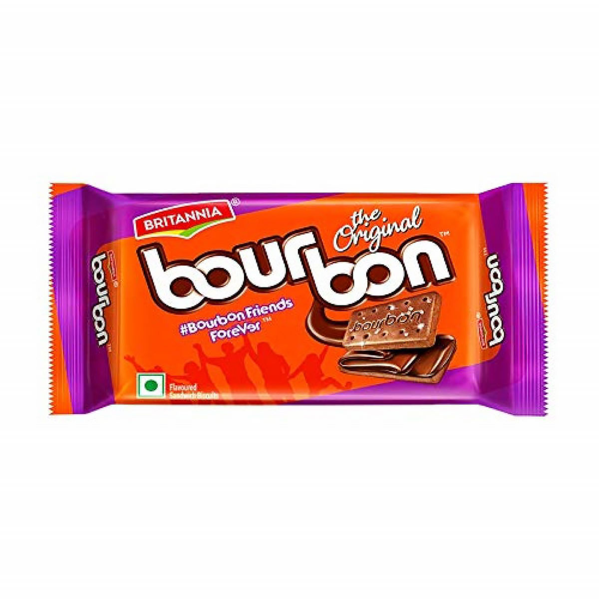 Britannia Bourbon Biscuits, 78 gm, Pack of 1 