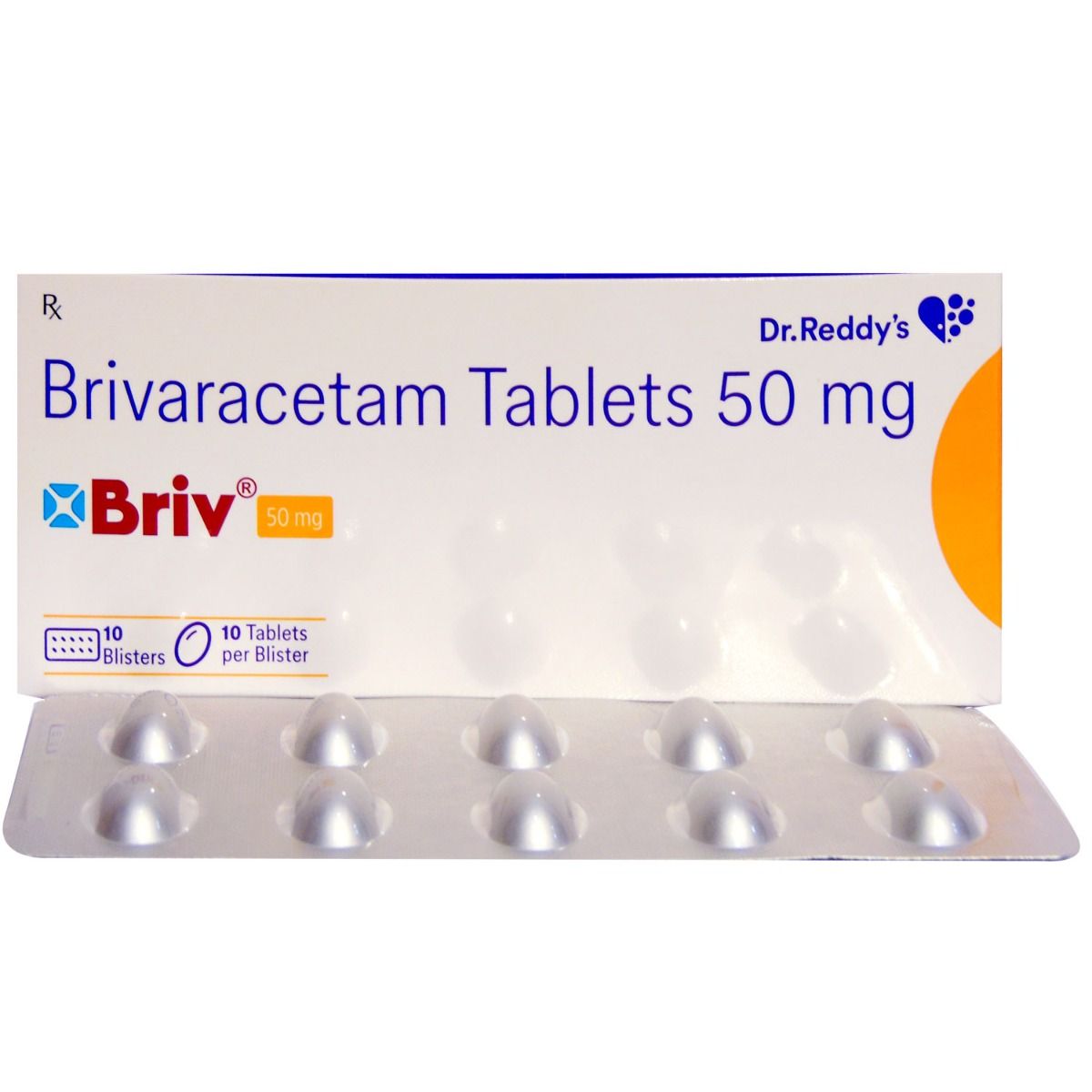 Briv 50 mg Tablet 10's, Pack of 10 TabletS