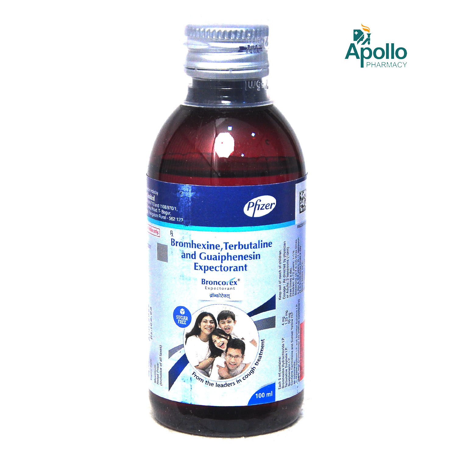 Broncorex Syrup 100 ml Price, Uses, Side Effects, Composition Apollo
