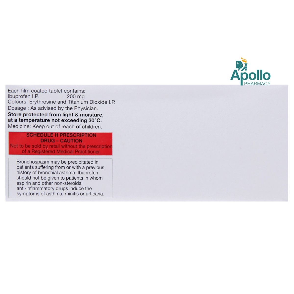 Brufen 200 Tablet 15's Price, Uses, Side Effects, Composition Apollo