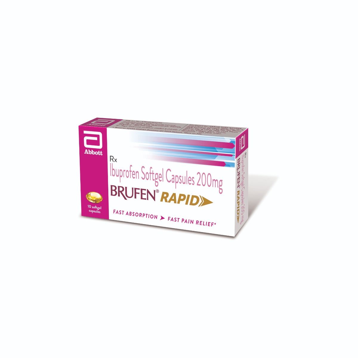 Buy Brufen Rapid 200 mg, 10 Capsules Online