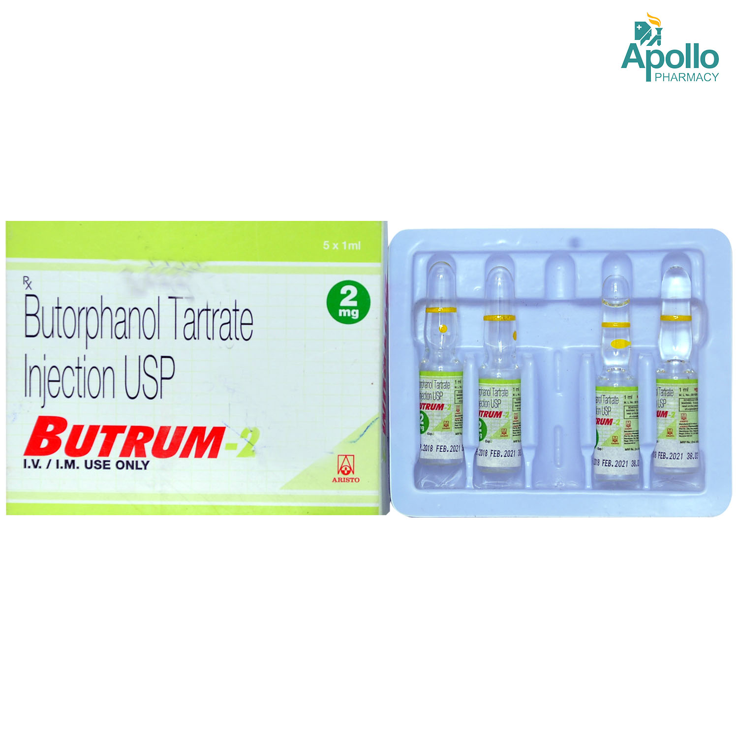 BUTRUM INJECTION 2MG Price, Uses, Side Effects, Composition Apollo