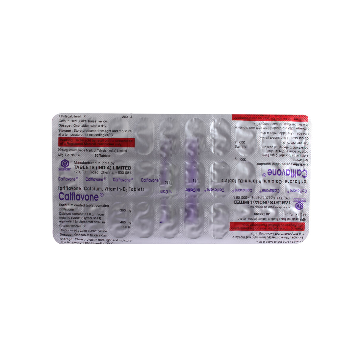 Calflavone Tablet 30's Price, Uses, Side Effects, Composition Apollo