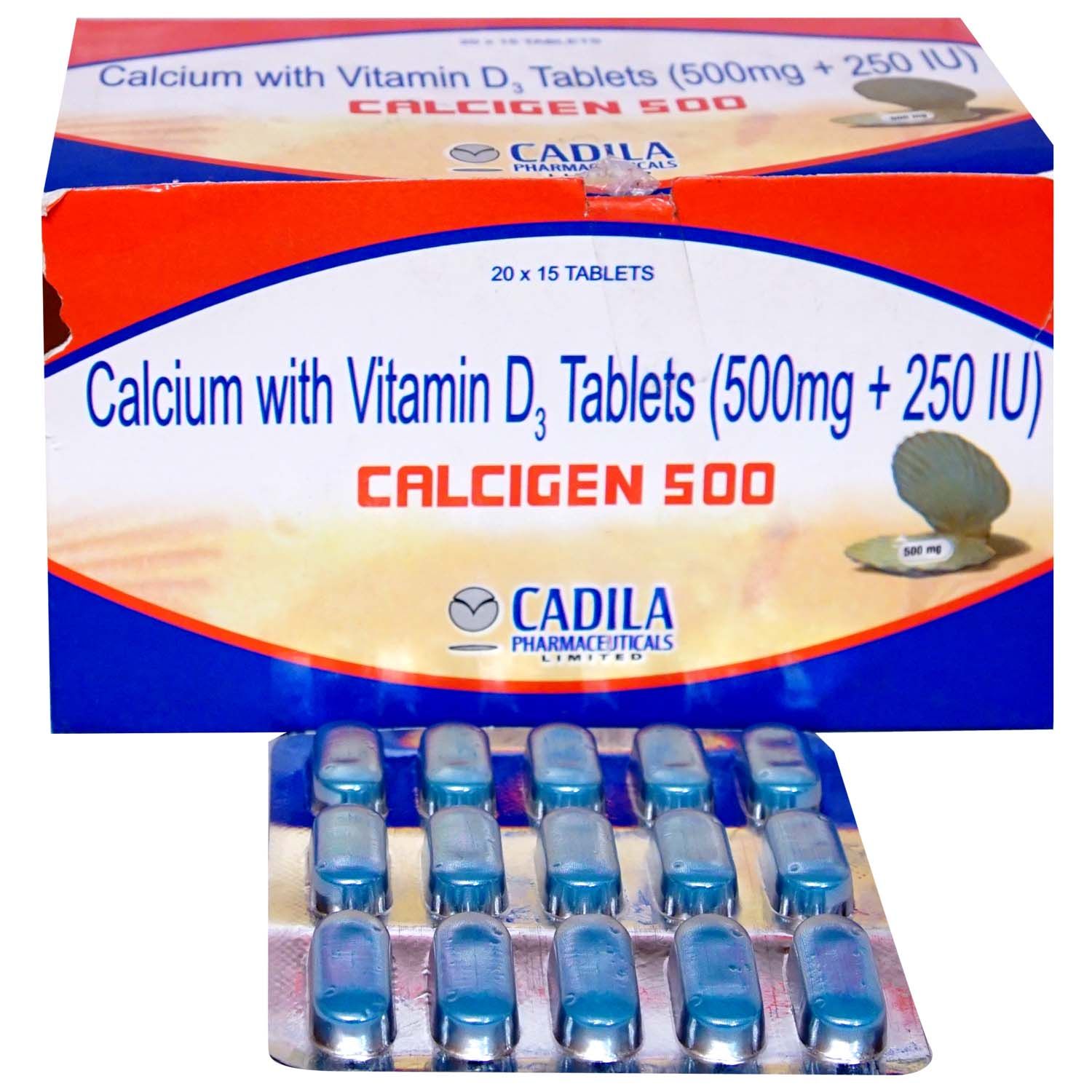 CALCIGEN 500MG TABLET Price, Uses, Side Effects, Composition - Apollo 24|7