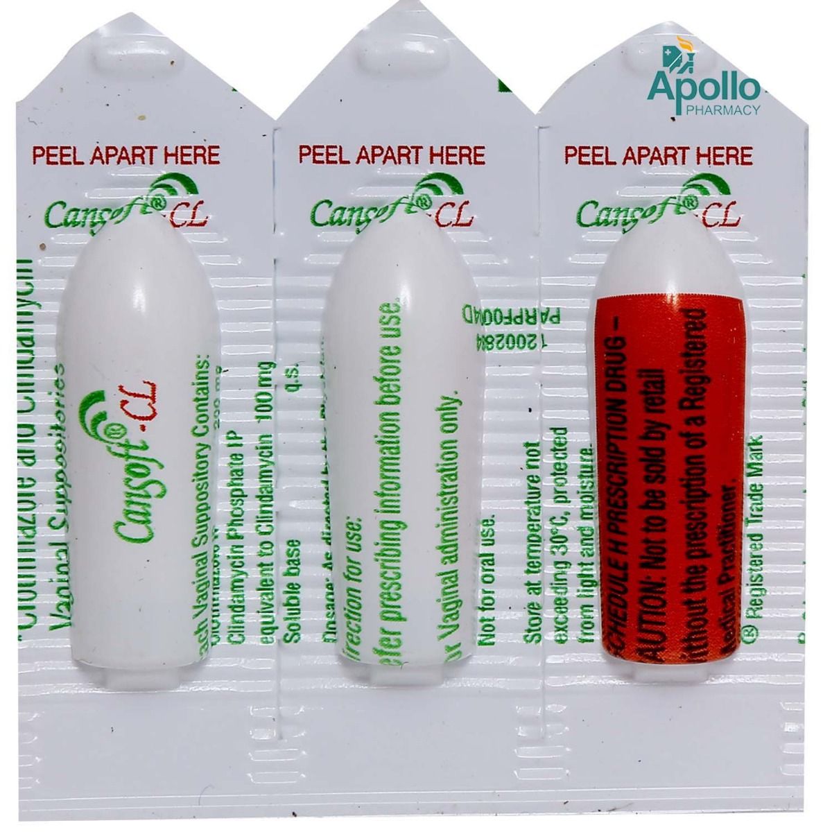 Cansoft Cl Vaginal Suppository 3 S Price Uses Side Effects Composition Apollo Pharmacy