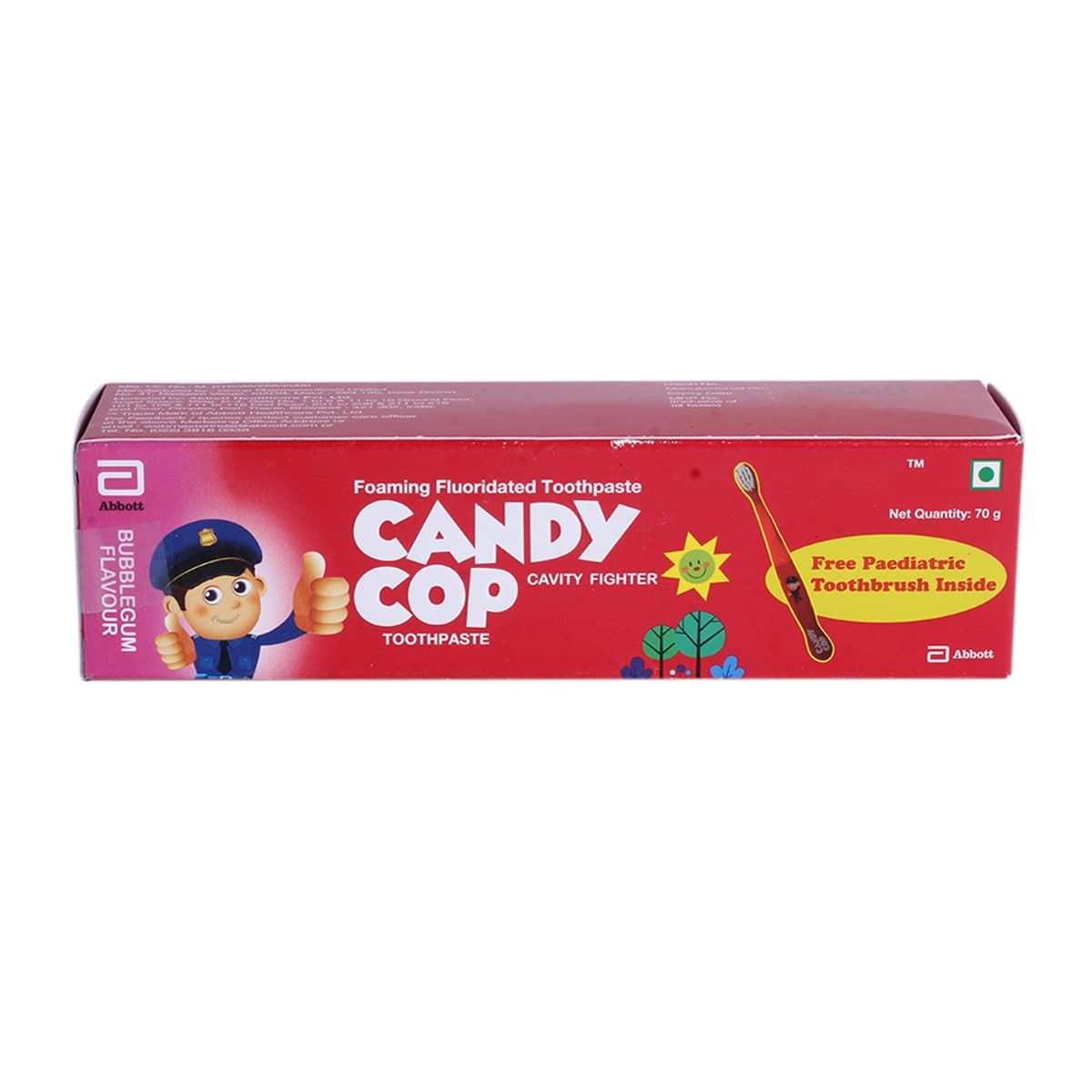Candy Cop Bubblegum Flavour Toothpaste, 70 gm Price, Uses, Side Effects