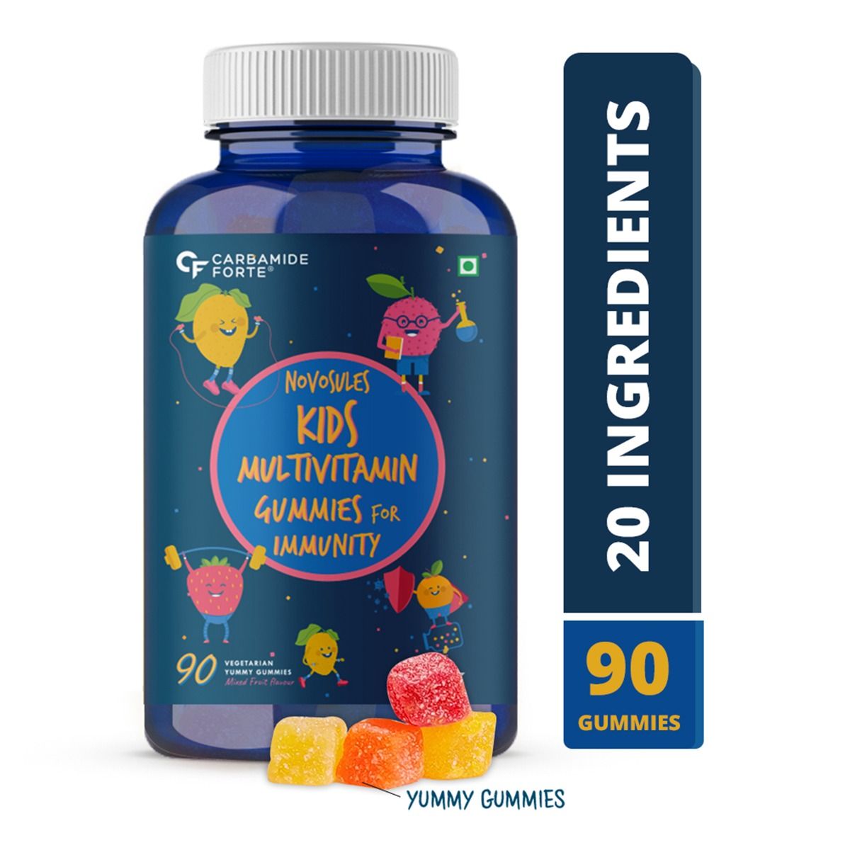 Carbamide Forte Kids Multivitamin Jellies for Immunity, 90 Count, Pack of 1 