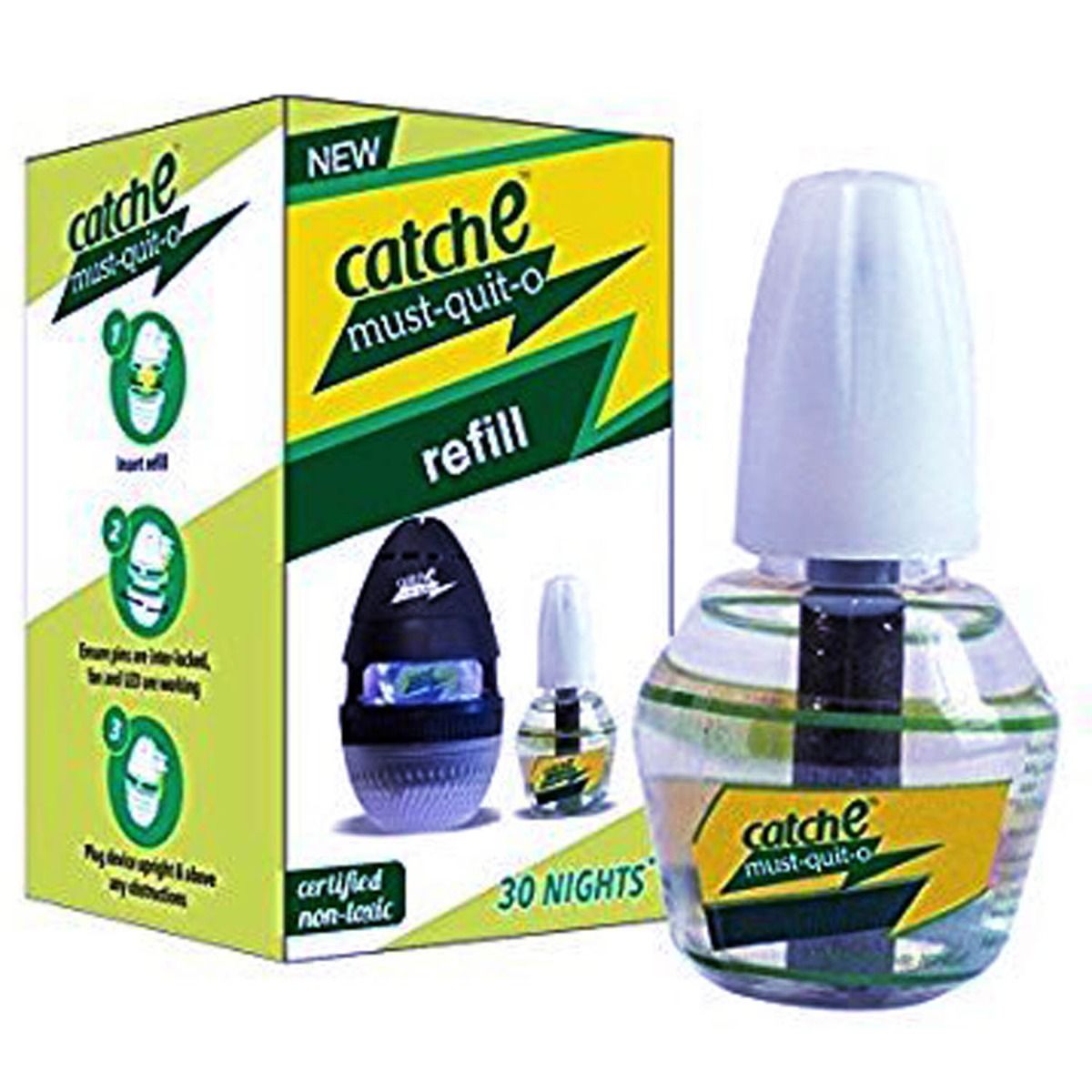 Catche Must-Quit-O 30 Nights Refill, 35 ml, Pack of 1 
