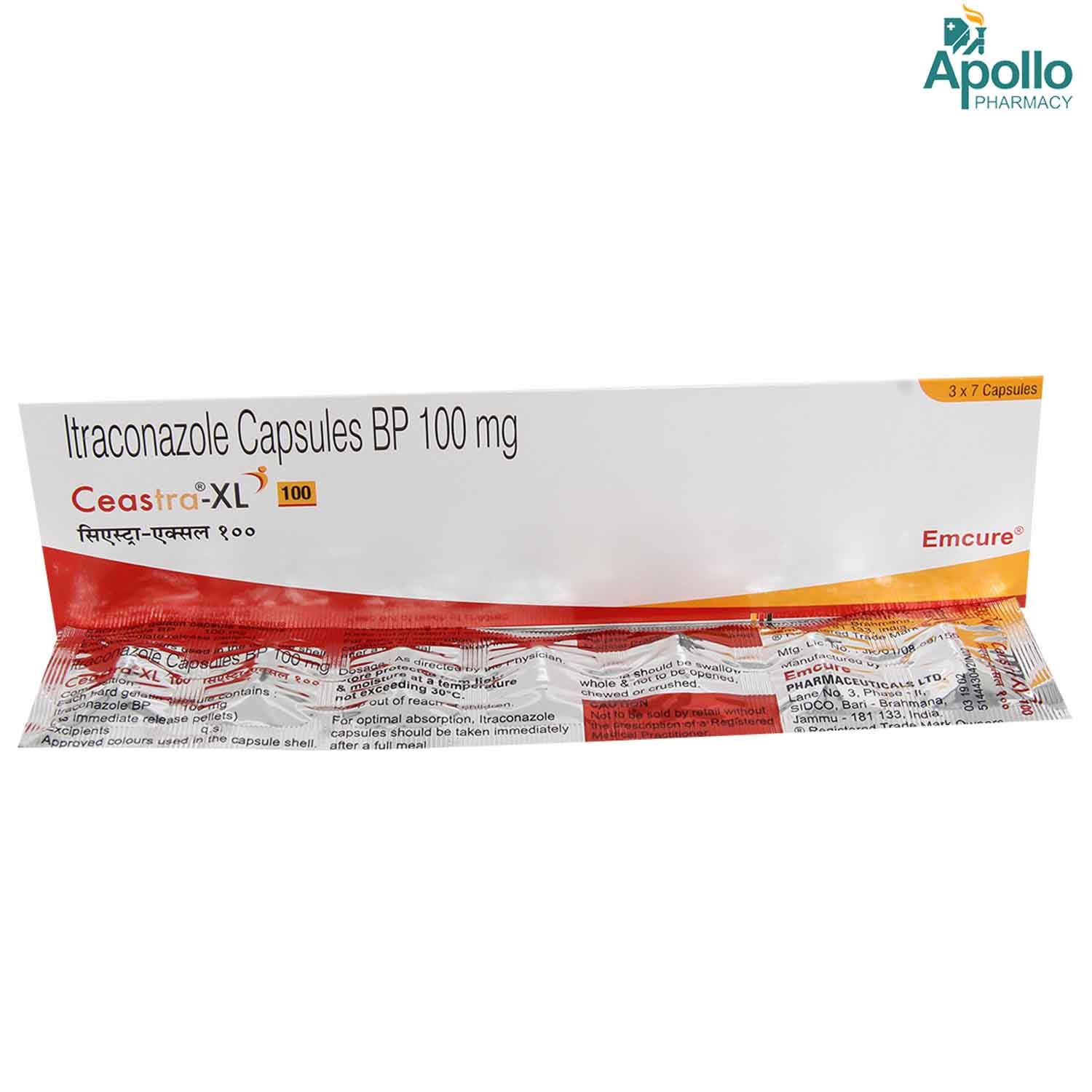 CEASTRA XL 100MG CAPSULE 7'S Price, Uses, Side Effects, Composition