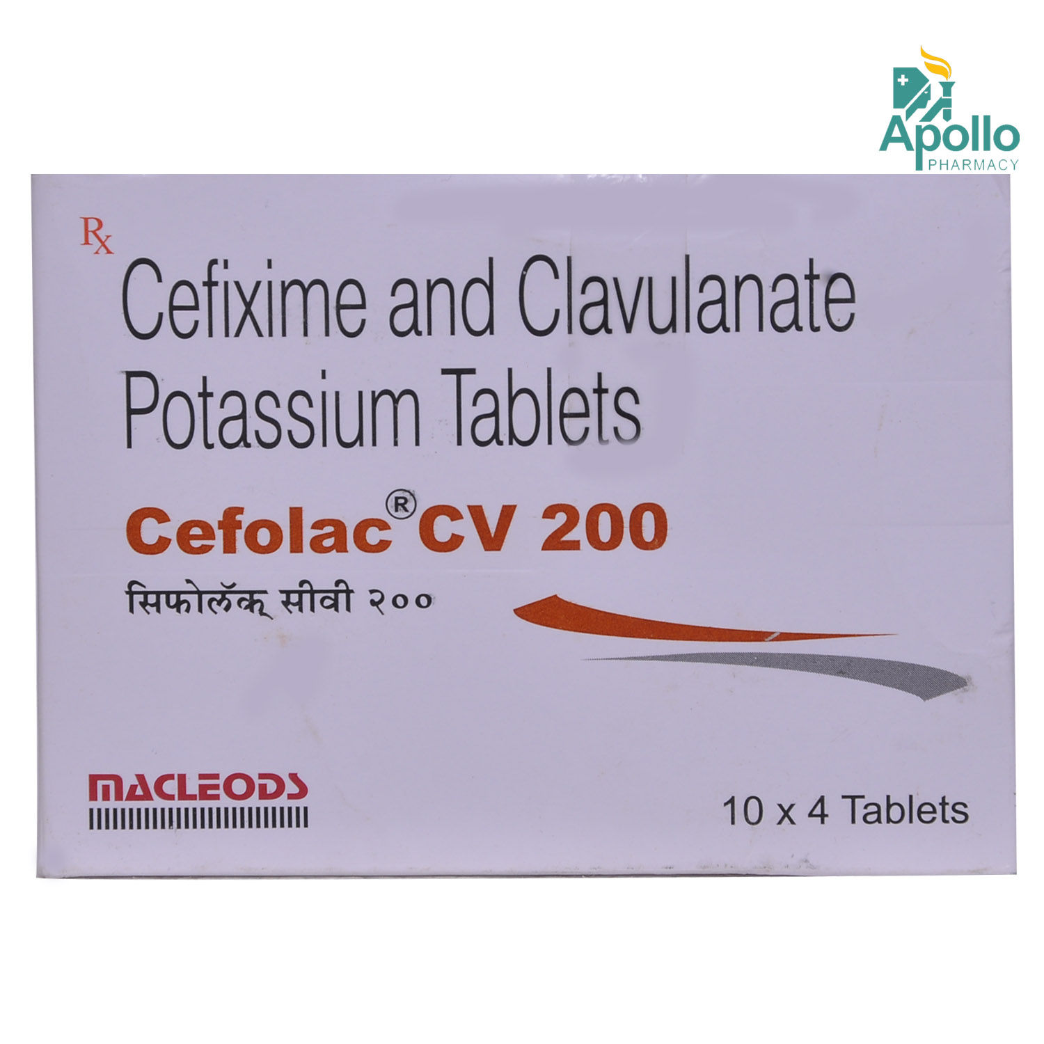 Cefolac CV 200 mg Tablet 4's, Pack of 4 TabletS