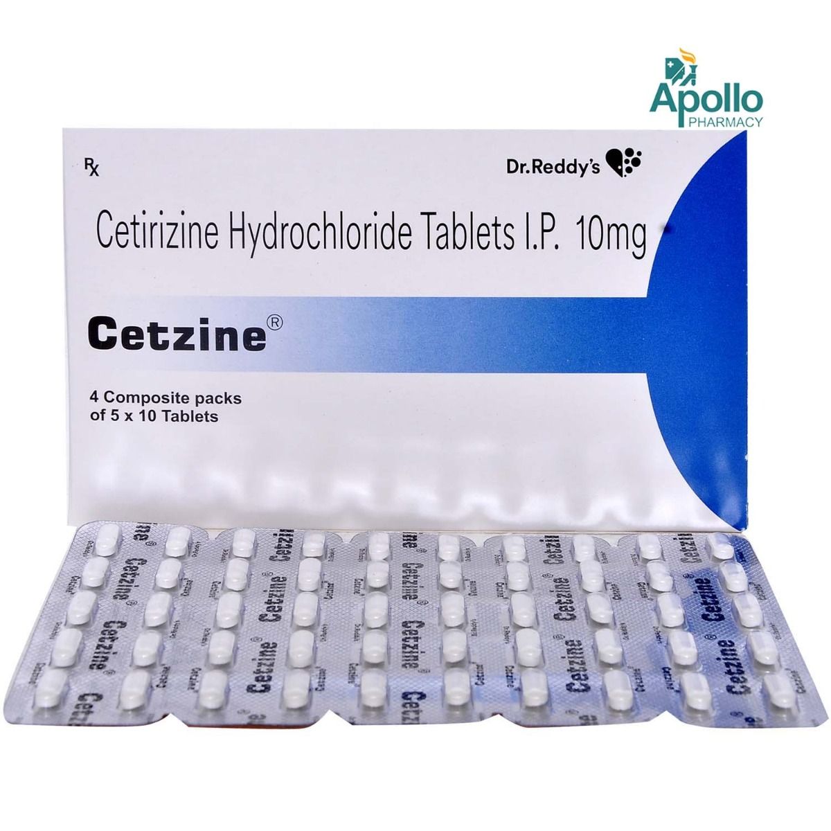 Cetzine Tablet 10's Price, Uses, Side Effects, Composition - Apollo ...