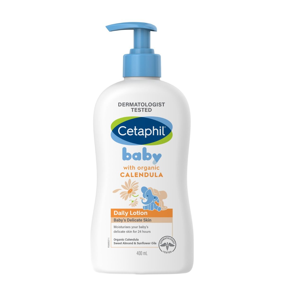 Cetaphil Baby Daily Lotion with Organic Calendula, 400 ml, Pack of 1 