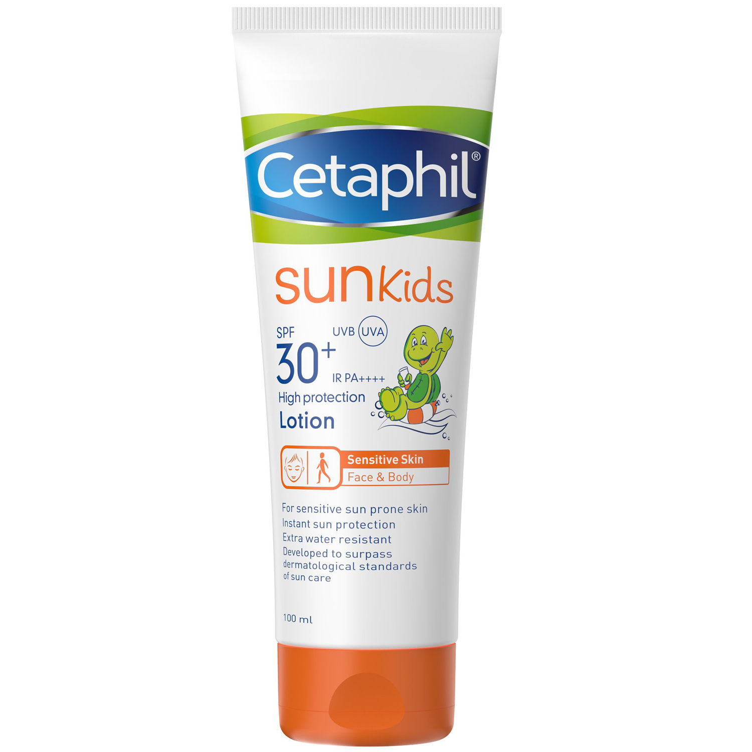 Cetaphil Sun Kids High Protection Lotion SPF 30+ IR PA+++ UVA & UVB, 100 ml, Pack of 1 