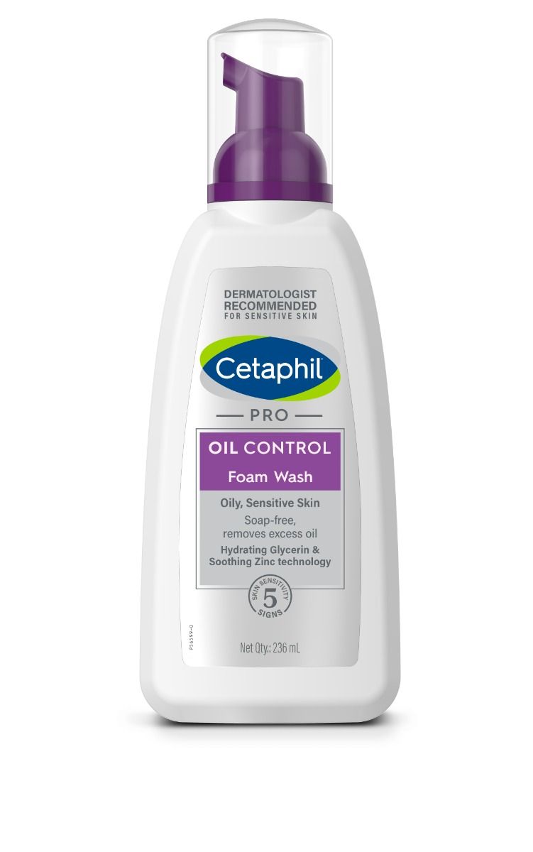 Cetaphil Pro Oil Control Foam Wash, 236 ml Price, Uses, Side Effects