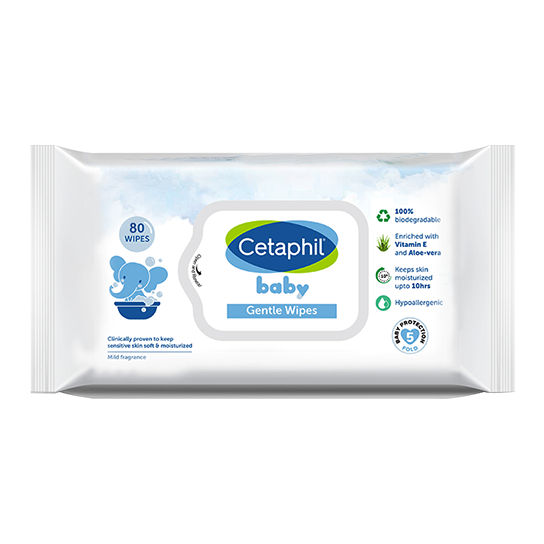 Buy Cetaphil Baby Gentle Wipes, 80 Count Online