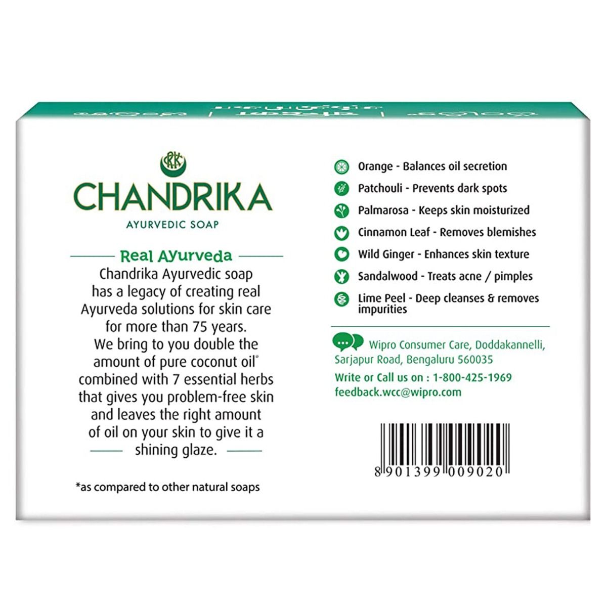 Chandrika Ayurvedic Soap, 75 gm Price, Uses, Side Effects, Composition -  Apollo Pharmacy