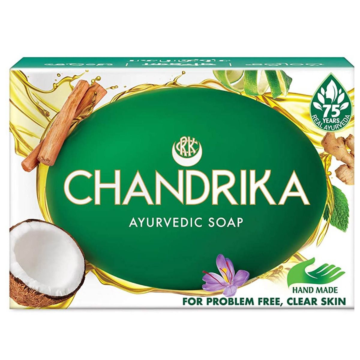 Buy Chandrika Ayurvedic Soap, 75 gm Online