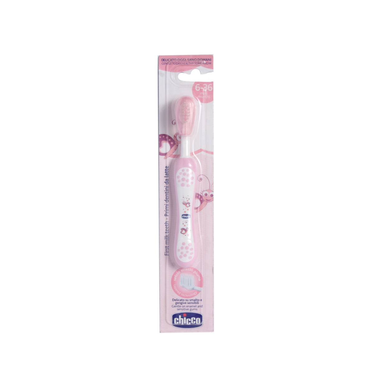 Buy Chicco Pink Toothbrush, 1 Count Online