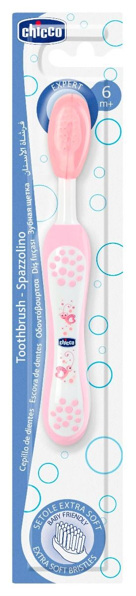 Buy Chicco Pink Toothbrush, 1 Count Online