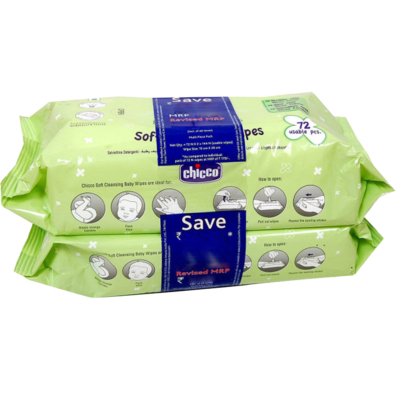 Pampers Aloe Baby Wipes, 144 Count (2 x 72 Wipes) Price, Uses, Side