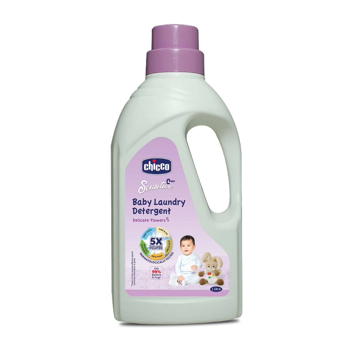 Buy Chicco Baby Laundry Detergent Delicate Flowers Liquid, 1 Litre Online