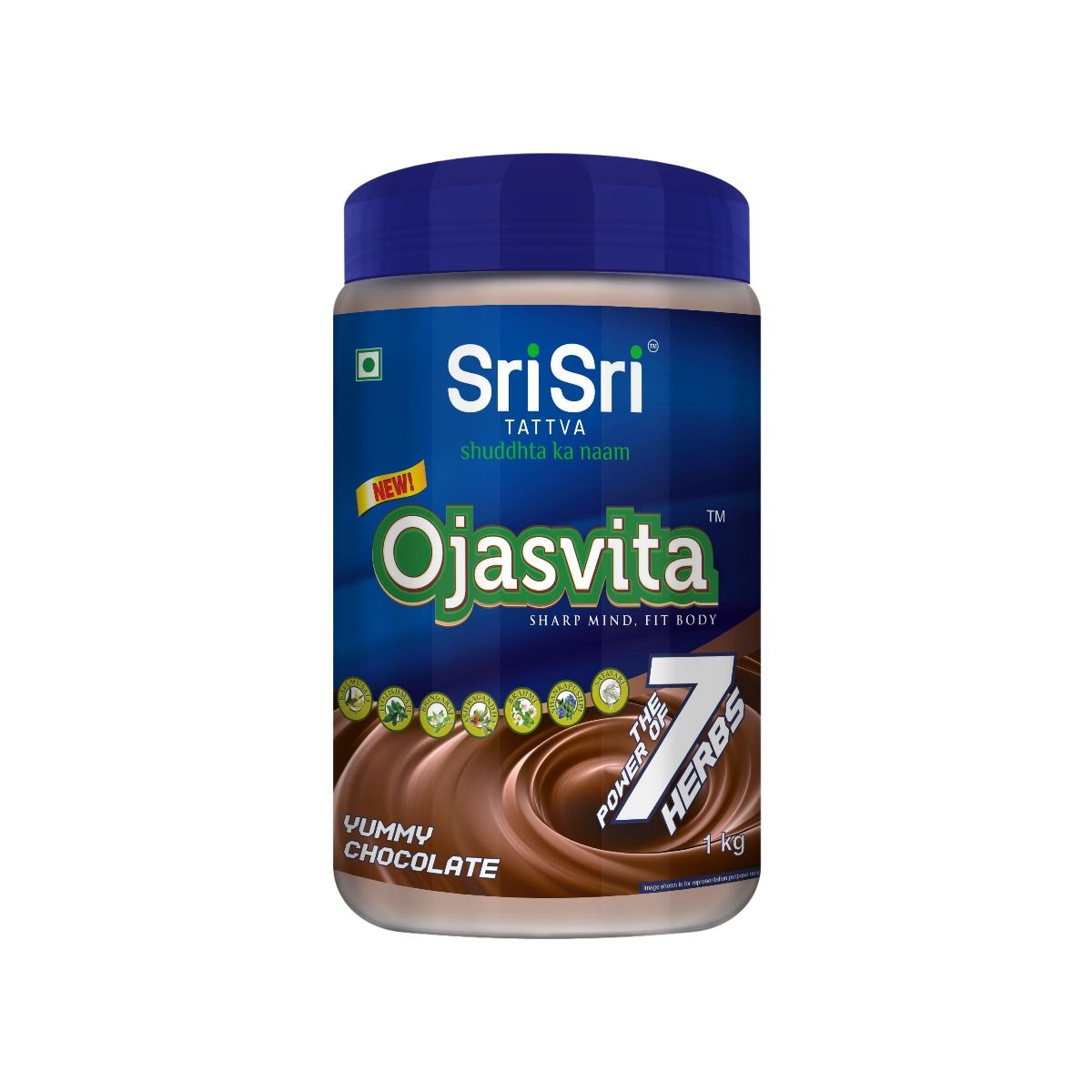 Sri Sri Tattva Ojasvita Chocolate Flavour, 1 kg, Pack of 1 