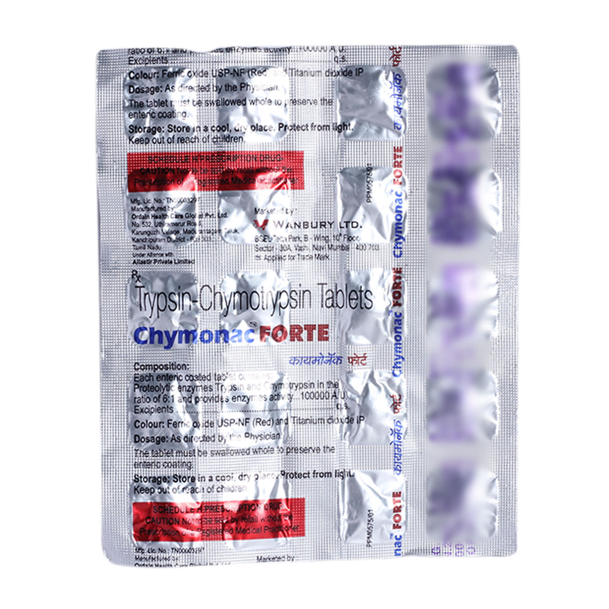 Chymonac Forte Tablet 20's Price, Uses, Side Effects, Composition ...