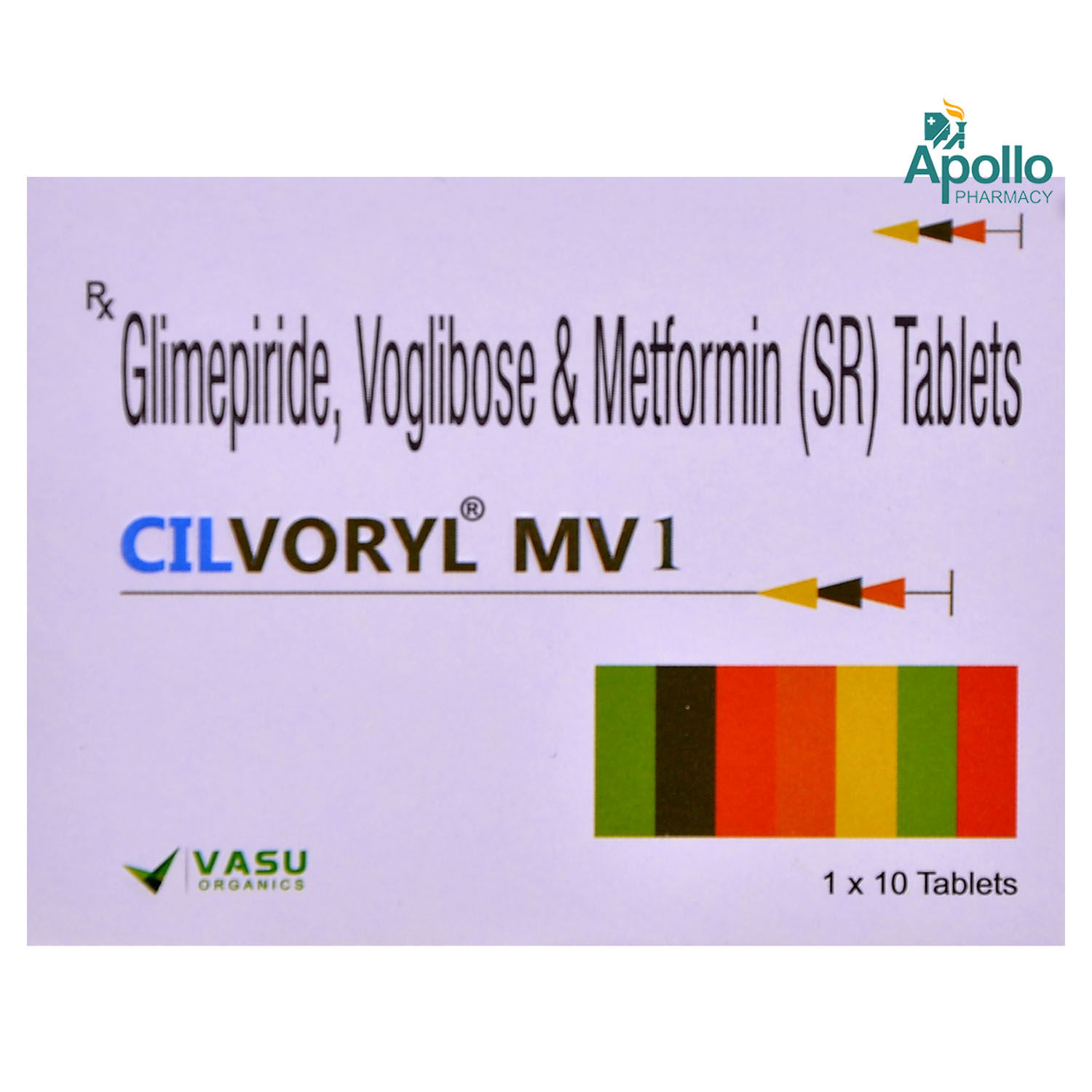 CILVORYL MV 1MG TABLET 10'S Price, Uses, Side Effects, Composition ...