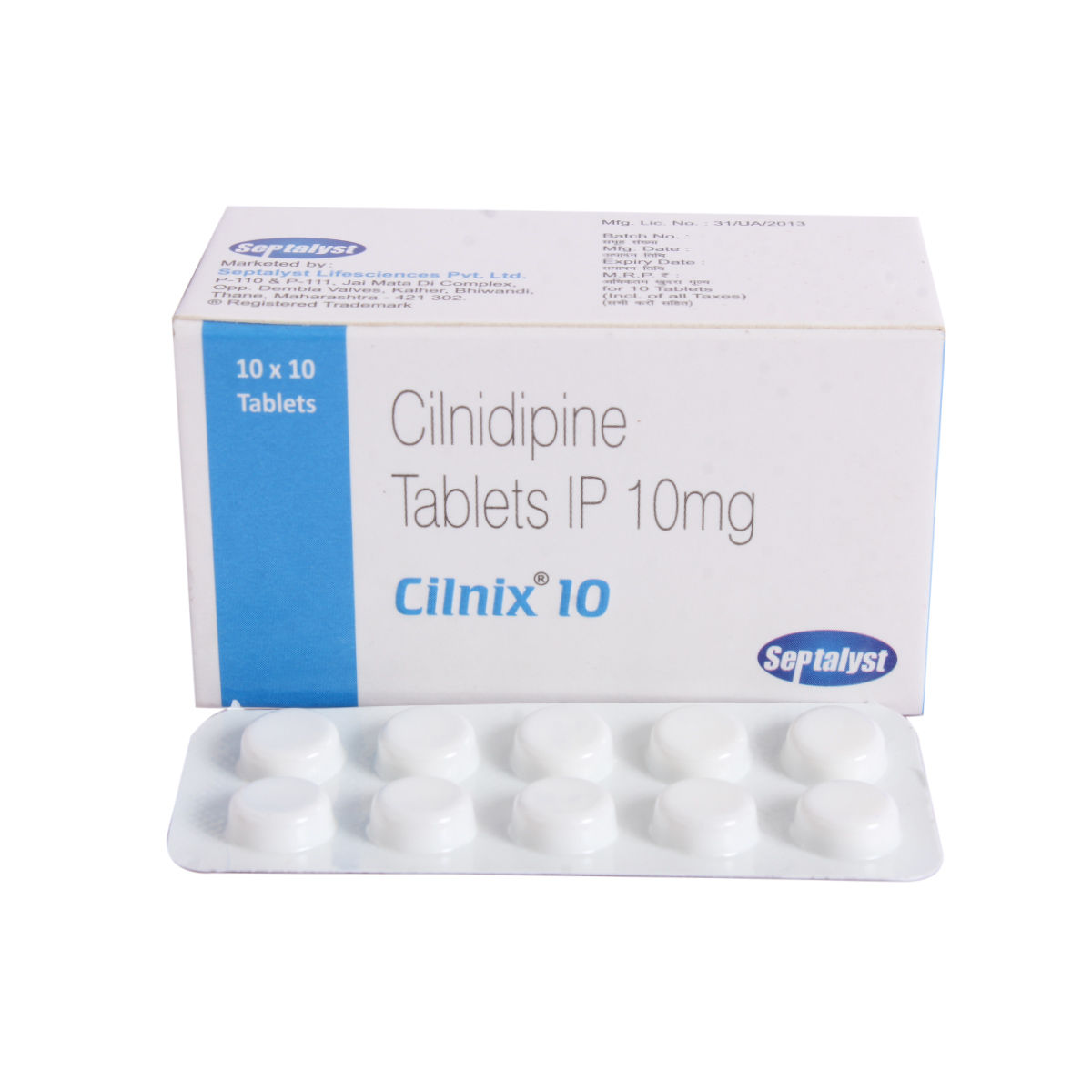 Cilnix 10 Tablet 10's, Pack of 10 TABLETS