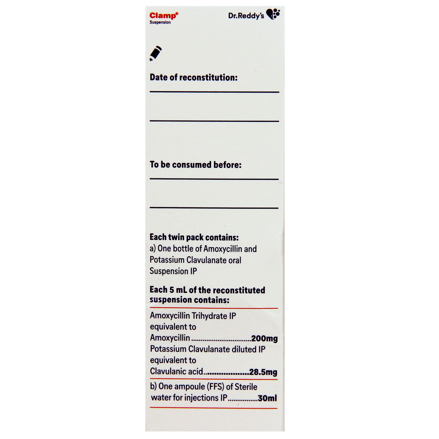 Clamp Suspension 30 ml Price, Uses, Side Effects, Composition Apollo