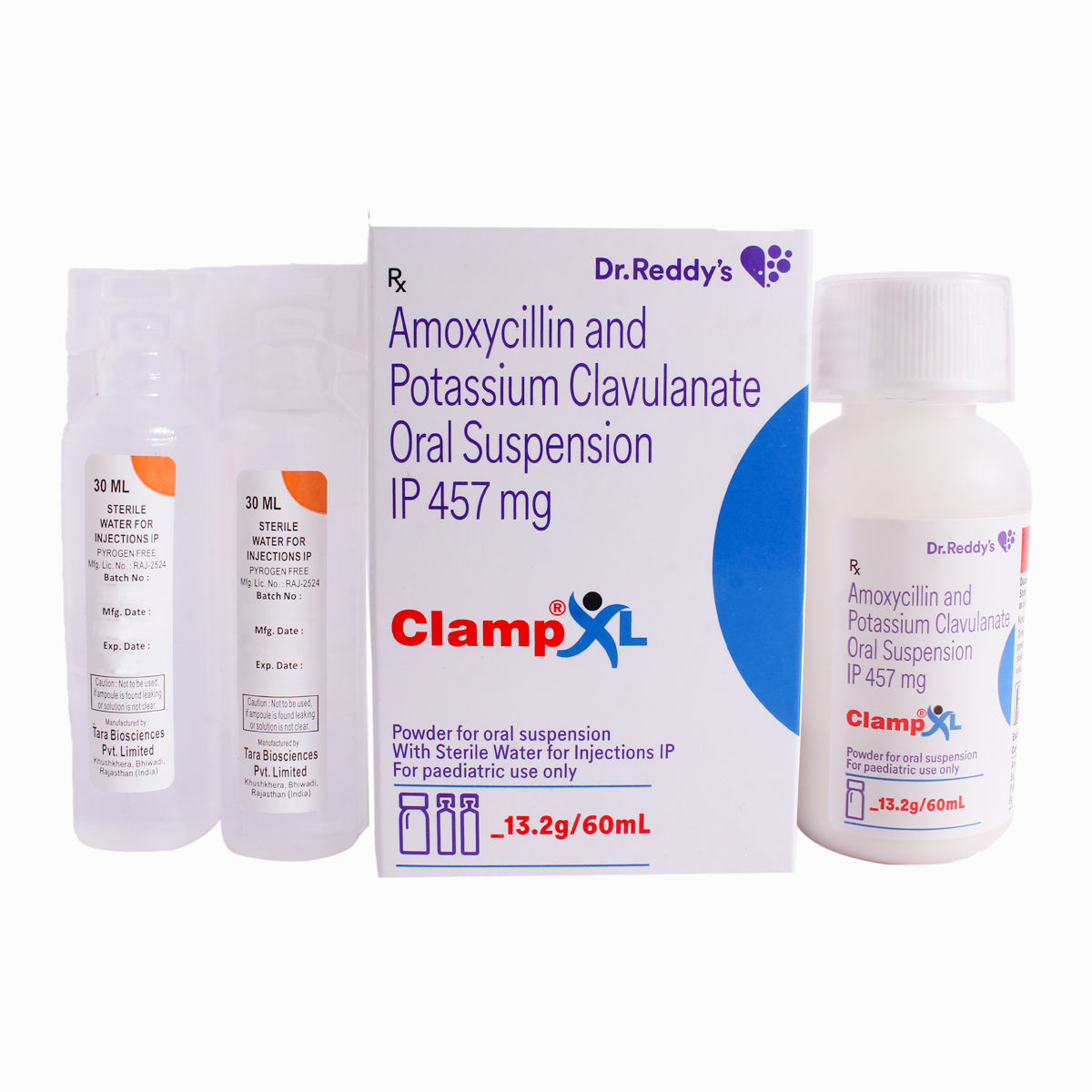 ClampXl Paediatric Suspension 13.2G/60Ml Price, Uses, Side Effects